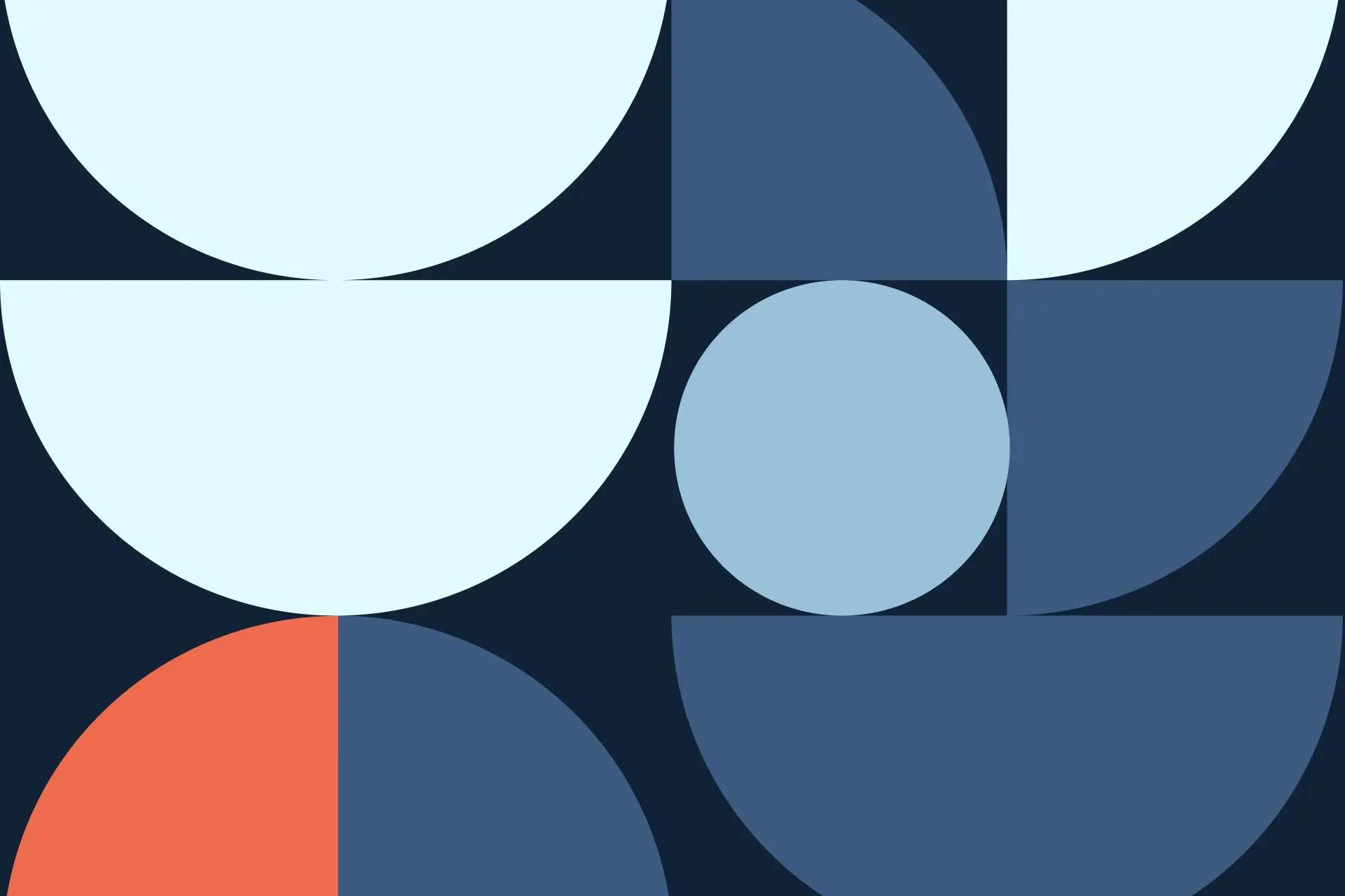 Picture of Abstract Mosaic Geometry Vector Shapes Collection
