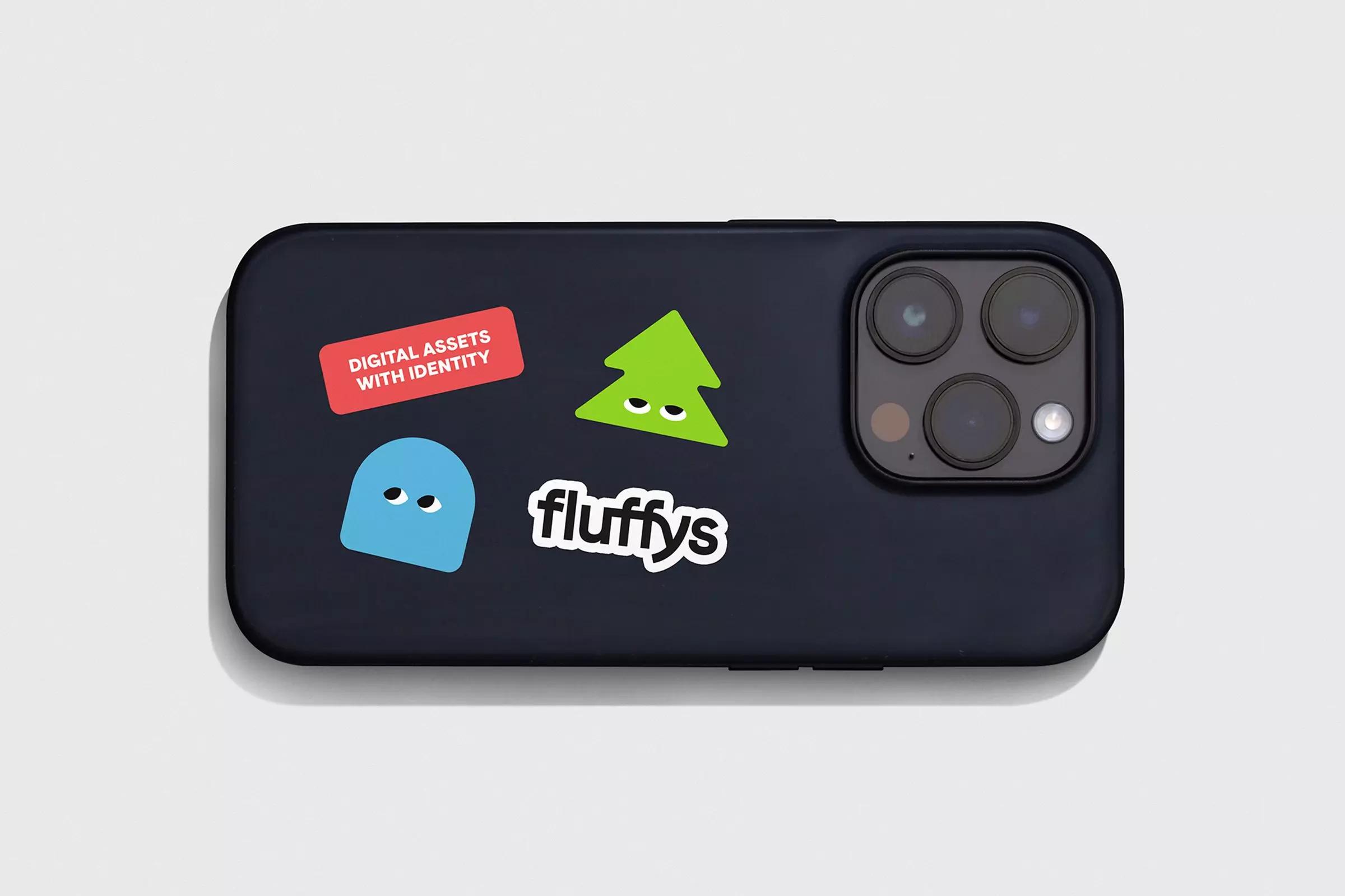 Picture of Sticker Collection on iPhone 15 Pro Black Case