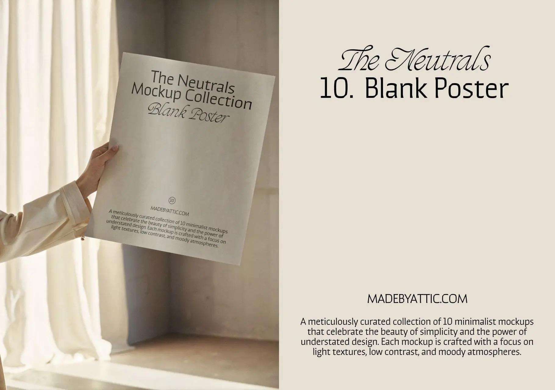 Picture of The Neutrals - 10. Poster Mockup